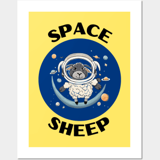 Space Sheep | Sheep Pun Posters and Art